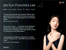 Tablet Screenshot of franziskalee.com